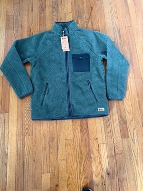Fjallraven Mens's Vardag Pile Fleece Deep Forest Large